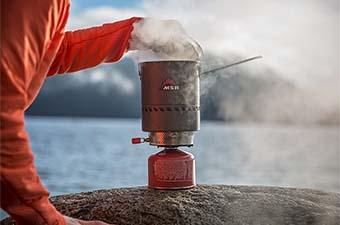 Backpacking stove (boiling water)